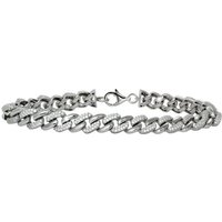 SilberDream Silberarmband SilberDream Armband Glamour 925 Silber (Armband), Damen Armband (Glamour) ca. 19cm, 925 Sterling Silber, Farbe: silber von SilberDream