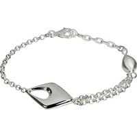 SilberDream Silberarmband SilberDream Armschmuck 18,5cm silber (Armband), Damen Armband (Drop) ca. 18,5cm, 925 Sterling Silber, Farbe: silber von SilberDream