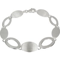 SilberDream Silberarmband SilberDream Armschmuck 18,5cm silber (Armband), Damen Armband (Grazie) ca. 18,5cm, 925 Sterling Silber, Farbe: silber von SilberDream