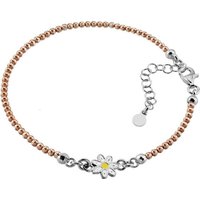 SilberDream Silberarmband SilberDream Armschmuck 18-21cm rose (Armband), Damen Armband (Blume) ca. 18cm - 21cm, 925 Sterling Silber, vergoldet von SilberDream