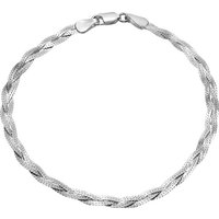 SilberDream Silberarmband SilberDream Armschmuck 19cm (Armband), Damen Armband ca. 19cm, 925 Sterling Silber, Farbe: silber von SilberDream