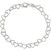 SilberDream Silberarmband SilberDream Armschmuck 19cm (Armband), Damen Armband ca. 19cm, 925 Sterling Silber, Farbe: silber von SilberDream