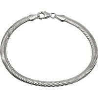 SilberDream Silberarmband SilberDream Armschmuck 19cm Armband (Armband), Damen Armband (oval) ca. 19cm, 925 Sterling Silber, Farbe: silber von SilberDream