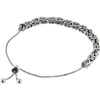 SilberDream Silberarmband SilberDream Königskette Armband bis 24cm (Armband), Damen Armband (Königskette) bis ca. 24cm, 925 Sterling Silber, Farbe: von SilberDream