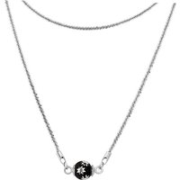 SilberDream Silberkette SilberDream Kugel Halskette silber, Halsketten (Kurgel) ca. 45cm, 925 Sterling Silber, Farbe: silber, schw von SilberDream