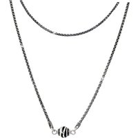 SilberDream Silberkette SilberDream Kugel Halskette silber, Halsketten (Kurgel) ca. 46cm, 925 Sterling Silber, Farbe: silber, schw von SilberDream