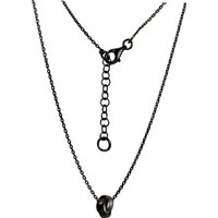 SilberDream Silberkette SilberDream verschlungen Halskette, Halsketten (verschlungen) ca. 44cm - 47cm, 925 Sterling Silber, Farbe: von SilberDream