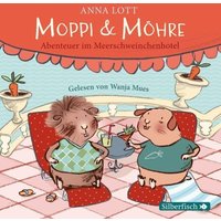 Moppi und Möhre - Abenteuer im Meerschweinchenhotel,1 Audio-CD von Silberfisch