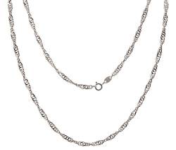 Singapurkette Halskette 3mm echt 925 Silber Länge 70cm von Silberketten-Store