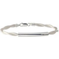 Silberkettenstore Armband Fashion Armband - echt 925 Silber SIL 187, Länge 20cm von Silberkettenstore