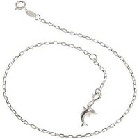 Silberkettenstore Fußkette Fußkette Anker 1,7mm mit Delphin - 925 Silber, Länge wählbar von Silberkettenstore