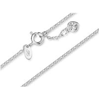 Silberkettenstore Fußkette Fußkette Erbse 1,6 mit Herzanhänger, Länge wählbar von 23-30cm von Silberkettenstore