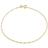 Silberkettenstore Goldarmband Singapurketten Armband 1,4mm - 333 Gold von Silberkettenstore