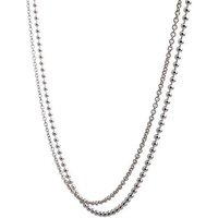Silberkettenstore Kette mit Anhänger Fashion Line Harmony - 925 Silber, Länge wählbar von 40-100cm von Silberkettenstore