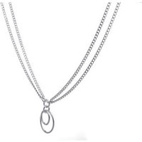 Silberkettenstore Kette mit Anhänger Fashion Line Impulse - 925 Silber, Länge wählbar von 40-100cm von Silberkettenstore