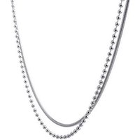 Silberkettenstore Kette mit Anhänger Fashion Line Instyle - 925 Silber, Länge wählbar von 40-100cm von Silberkettenstore