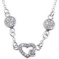 Silberkettenstore Kette mit Anhänger Fashion Line Kette Amore 1 - 925 Silber, Länge wählbar von 40-60cm von Silberkettenstore