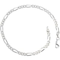 Silberkettenstore Silberarmband Figarokette Armband 3,4mm - 925 Silber, Länge wählbar von 16-25cm von Silberkettenstore