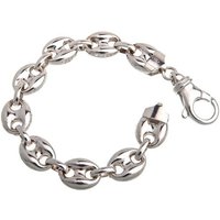 Silberkettenstore Silberarmband Kaffeebohnenkette Armband 11,5mm - 925 Silber, Länge wählbar von Silberkettenstore