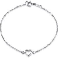 Silberkettenstore Silberarmband Kinder-Armband Anker 1,7mm mit Herz - 925 Silber, Länge wählbar von Silberkettenstore