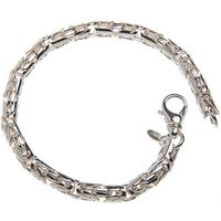 Silberkettenstore Silberarmband Königskette Armband, rund 6mm - 925 Silber, Länge wählbar von 18-25cm von Silberkettenstore