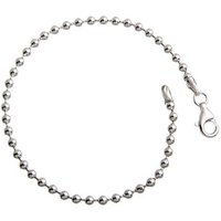 Silberkettenstore Silberarmband Kugelkette Armband 3mm - 925 Silber, Länge wählbar von 16-25cm von Silberkettenstore