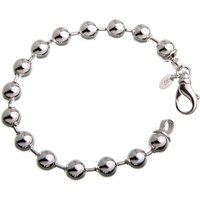 Silberkettenstore Silberarmband Kugelkette Armband 8mm - 925 Silber, Länge wählbar von 16-25cm von Silberkettenstore