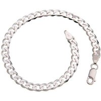 Silberkettenstore Silberarmband Panzerkette Armband 5mm - 925 Silber, Länge wählbar von Silberkettenstore