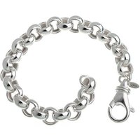 Silberkettenstore Silberarmband Rundes Erbskette Armband 10mm - 925 Silber, Länge wählbar von 18-25cm von Silberkettenstore