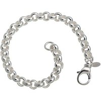 Silberkettenstore Silberarmband Rundes Erbskette Armband 7,2mm - 925 Silber, Länge wählbar von Silberkettenstore