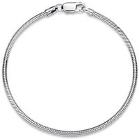 Silberkettenstore Silberarmband Schlangenkette Armband 2,2mm - 925 Silber, Länge wählbar von 16-25cm von Silberkettenstore