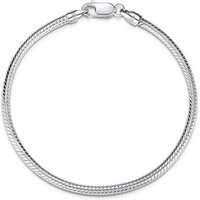 Silberkettenstore Silberarmband Schlangenkette Armband 3mm - 925 Silber, Länge wählbar von 16-25cm von Silberkettenstore