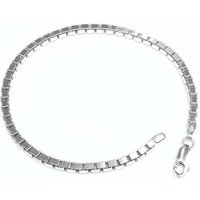 Silberkettenstore Silberarmband Veneziakette Armband 3mm - 925 Silber, Länge wählbar von 16-25cm von Silberkettenstore