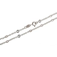 Silberkettenstore Silberkette Erbskette 2mm mit geschliffenen Plättchen - 925 Silber, Länge wählbar von Silberkettenstore