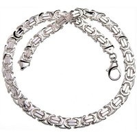 Silberkettenstore Silberkette Königskette, flach 11mm - 925 Silber, Länge wählbar von 45-100cm von Silberkettenstore