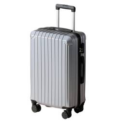 SilteD Koffer, Gepäck, großes Fassungsvermögen, Trolley-Koffer, langlebig und robust, Passwort-Koffer mit 360°-Universalrädern, großer Koffer (Farbe: D, Taille einzigartig: 22 Zoll) von SilteD