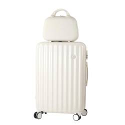 SilteD-Koffer, Gepäckkoffer mit Universalrädern und Trolley-Koffer, geeignet für den täglichen Gebrauch, Reisen und Geschäftsreisen, großer Koffer (Farbe: G, Taille einzigartig: 20 Zoll) von SilteD