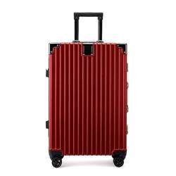 SilteD-Koffer, Handgepäck, Koffer mit Rollen, Koffer mit großer Kapazität, robuster und verschleißfester Koffer, Business-Koffer, großer Koffer (Farbe: H, Taille einzigartig: 24 Zoll) von SilteD