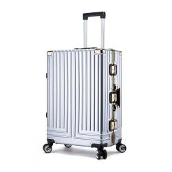 SilteD-Koffer, Hartschalen-Handgepäck, Koffer mit Rollen, leichtes PC-Reisegepäck, verdickter Anti-Fall-Koffer, großer Koffer (Farbe: E, Taille einzigartig: 22 Zoll) von SilteD