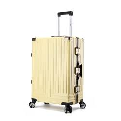 SilteD-Koffer, Hartschalen-Handgepäck, Koffer mit Rollen, leichtes PC-Reisegepäck, verdickter Anti-Fall-Koffer, großer Koffer (Farbe: H, Taille einzigartig: 28 Zoll) von SilteD
