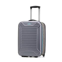 SilteD-Koffer, zusammenklappbarer Trolley-Koffer für Geschäftsreisen, Geschäftsreisen, leichter Reisekoffer, einfaches modisches Gepäck, leicht zu transportierendes Gepäck, großer Koffer (Farbe: Azul, von SilteD