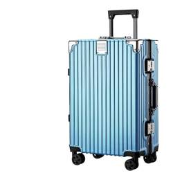 SilteD Koffer Hartschalen-Handgepäck Leichter, verdickter, robuster Koffer aus Aluminiumlegierung Reisegepäck Anti-Fall-Koffer Großer Koffer (Farbe: F, Taille einzigartig: 20 Zoll) von SilteD