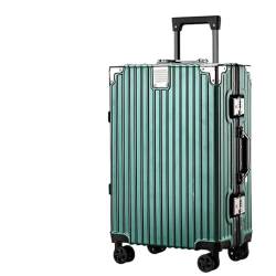 SilteD Koffer Hartschalen-Handgepäck Leichter, verdickter, robuster Koffer aus Aluminiumlegierung Reisegepäck Anti-Fall-Koffer Großer Koffer (Farbe: G, Taille einzigartig: 24 Zoll) von SilteD