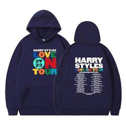 Silver Basic Harry Styles Love On Tour Damen Herren Hip Hop Langärmeliger Pullover mit Kapuze-ZQBAI-S1 von Silver Basic