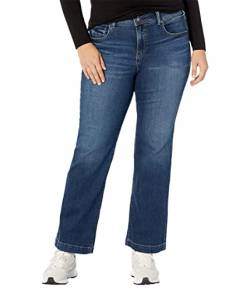 Silver Jeans Co. Damen Avery High Rise Hose Bein Plus Size Jeans, Med Wash Egx347, 52 Mehr von Silver Jeans Co.