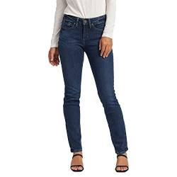 Silver Jeans Co. Damen Suki Mid Rise Straight Leg Jeans, Dark Wash Coo453, 30W x 31L von Silver Jeans Co.