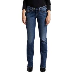 Silver Jeans Co. Damen Tuesday Low Rise Slim Bootcut Jeans, Med Wash Edb346, 29W x 33L von Silver Jeans Co.