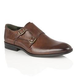 Silver Street London Herren Bourne Mnch-Schnallenschuh, braun, 43 EU von Silver Street London