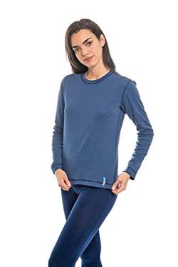 Silver25 Langarmshirt Basic für Damen mit Neurodermitis - Jeansblau 36/38 von Silver25