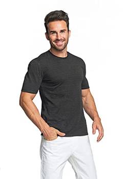 Silverwave Abschirmkleidung Basic Kurzarm-Shirt für Herren - schwarz 46/48 von Silver25
